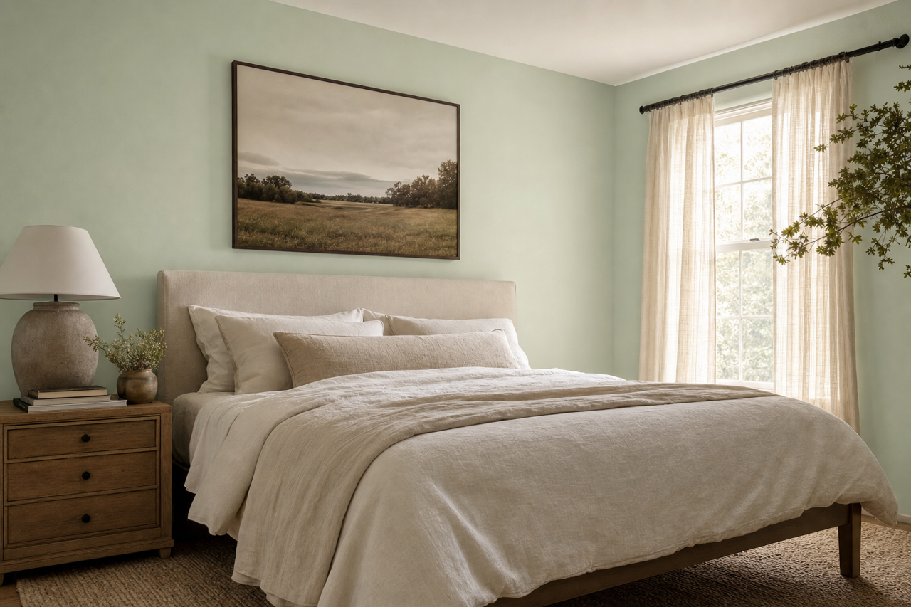 Topiary Tint by Sherwin-Williams on interiors
