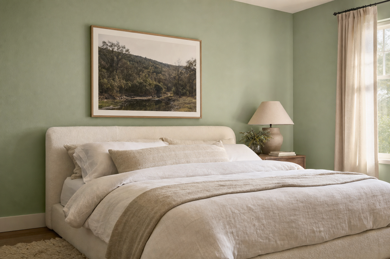 Easy Green by Sherwin-Williams on interiors