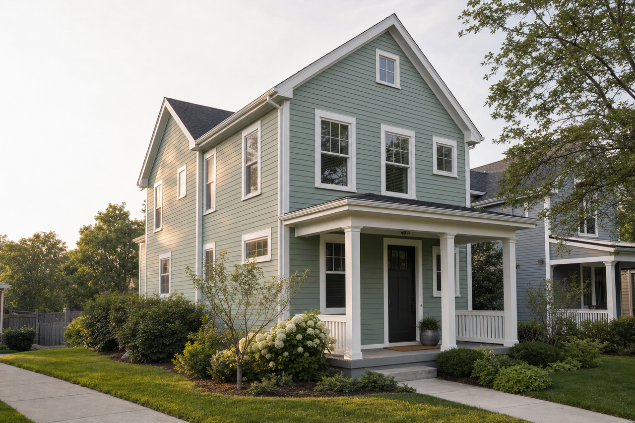 Restful by Sherwin-Williams on exterior