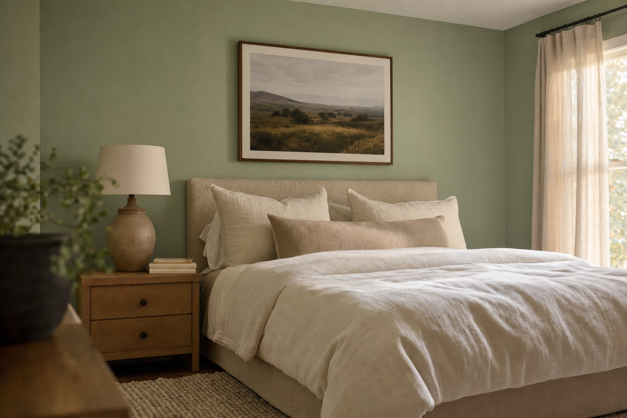 Restful by Sherwin-Williams on interiors