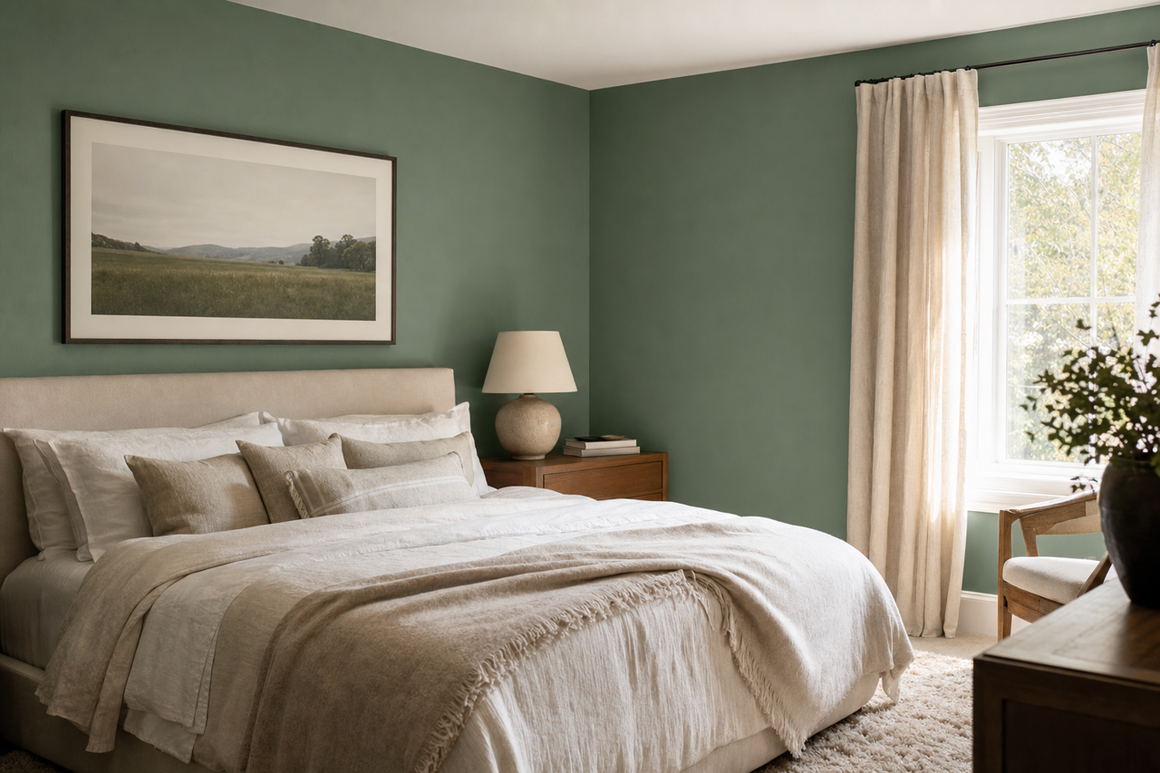 Jadite by Sherwin-Williams on interiors