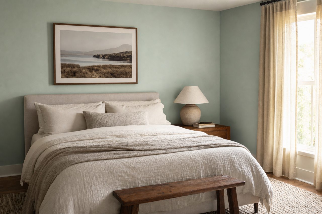 Waterscape by Sherwin-Williams on interiors