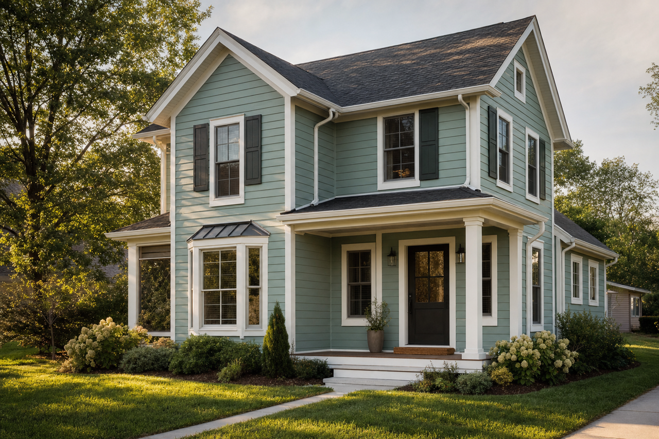 Composed by Sherwin-Williams on exterior