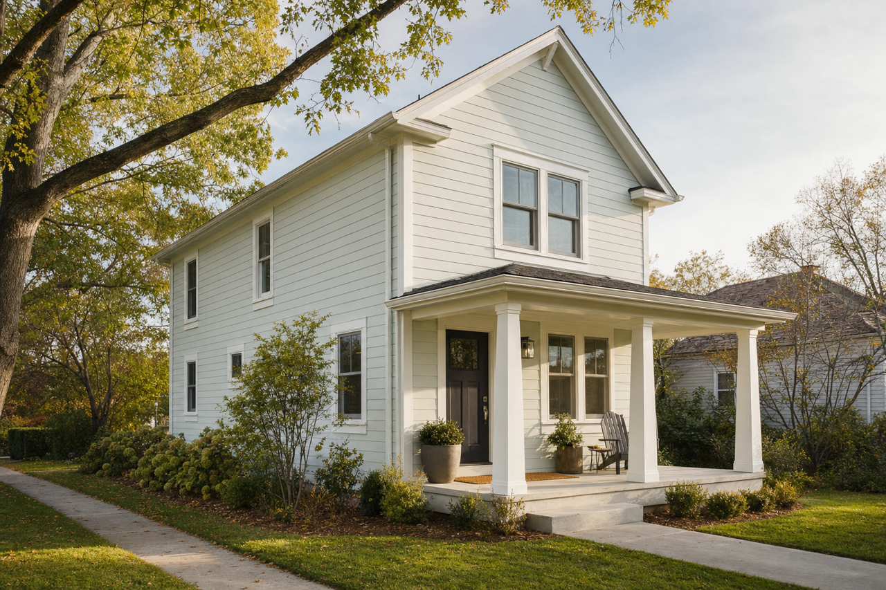 Glimmer by Sherwin-Williams on exterior
