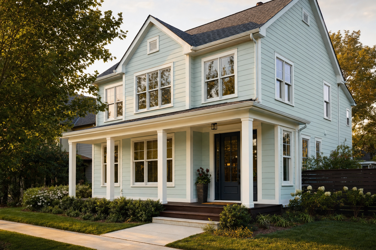 Tidewater by Sherwin-Williams on exterior