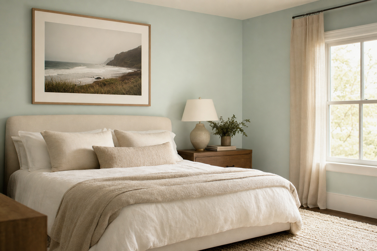 Tidewater by Sherwin-Williams on interiors