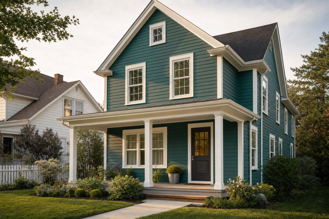 Green Bay by Sherwin-Williams on exterior