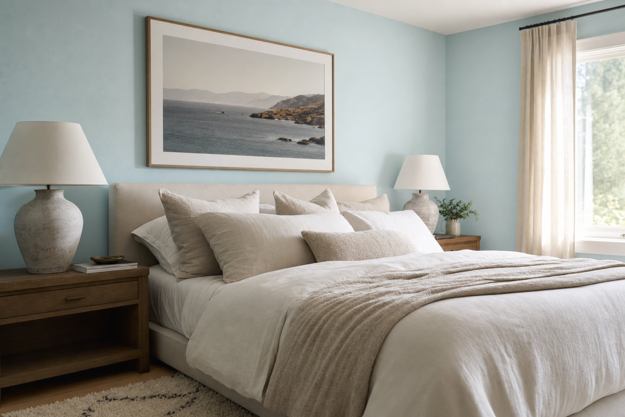 Jetstream by Sherwin-Williams on interiors