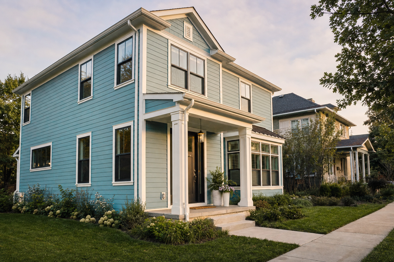 Lakeshore by Sherwin-Williams on exterior
