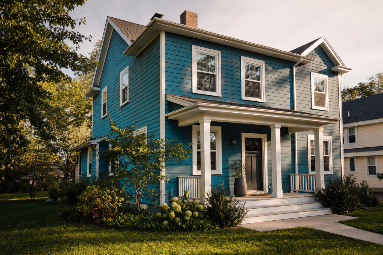 Great Falls by Sherwin-Williams on exterior