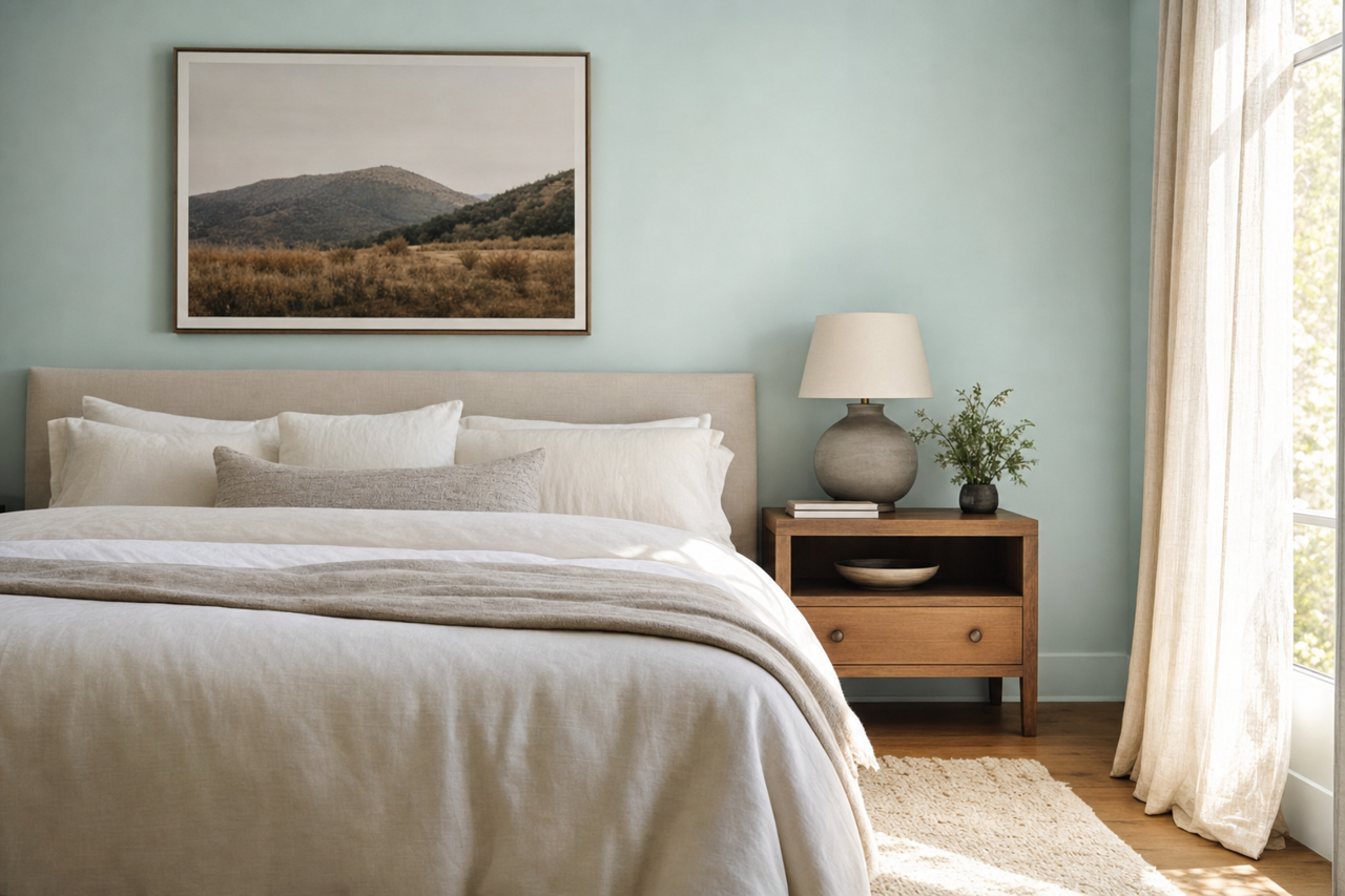 Blue Horizon by Sherwin-Williams on interiors