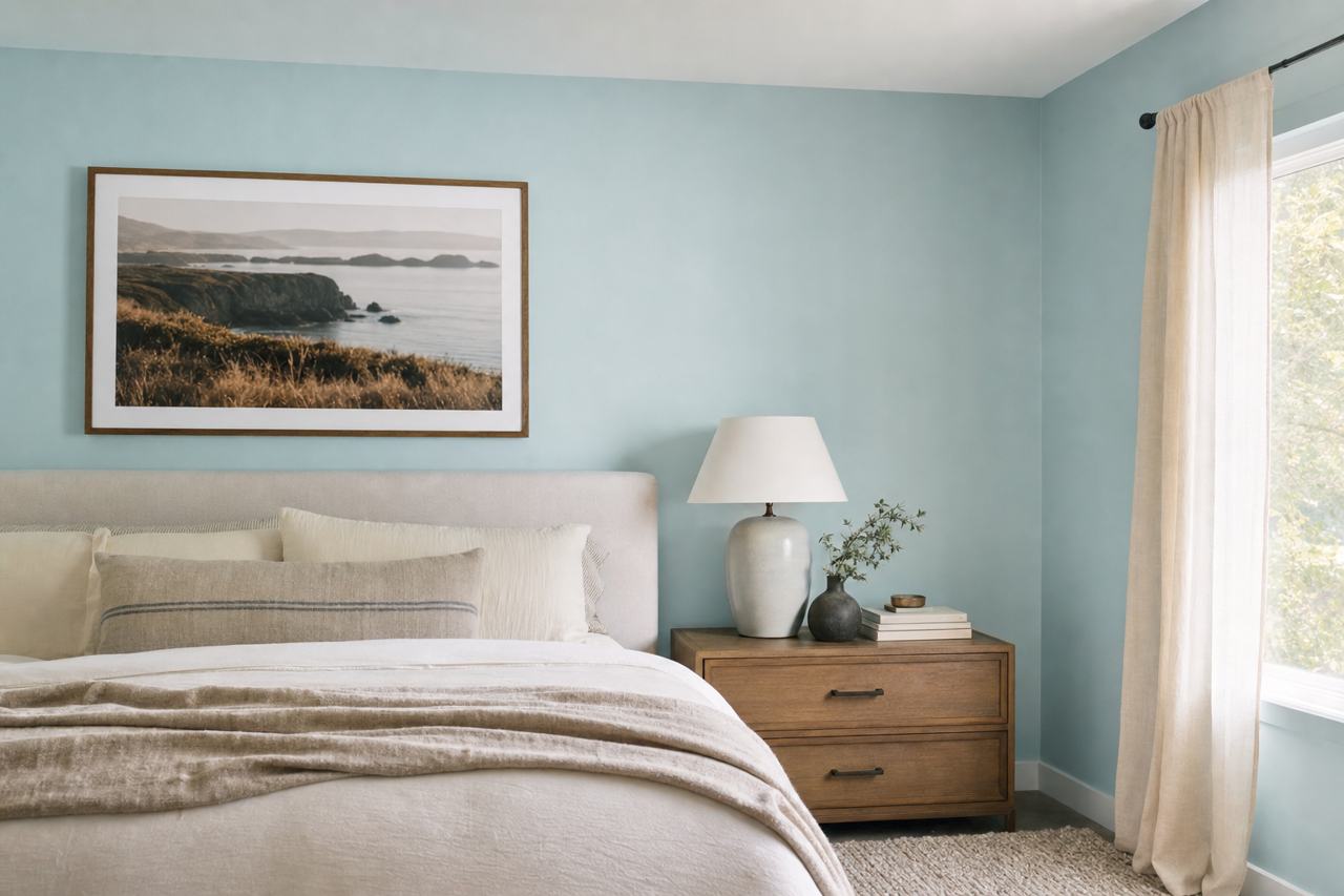 Stream by Sherwin-Williams on interiors