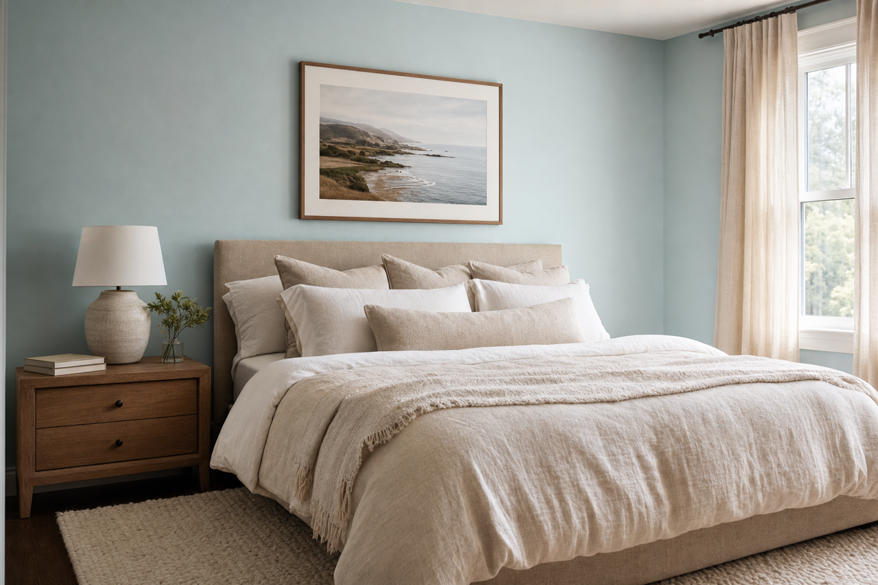 Balmy by Sherwin-Williams on interiors