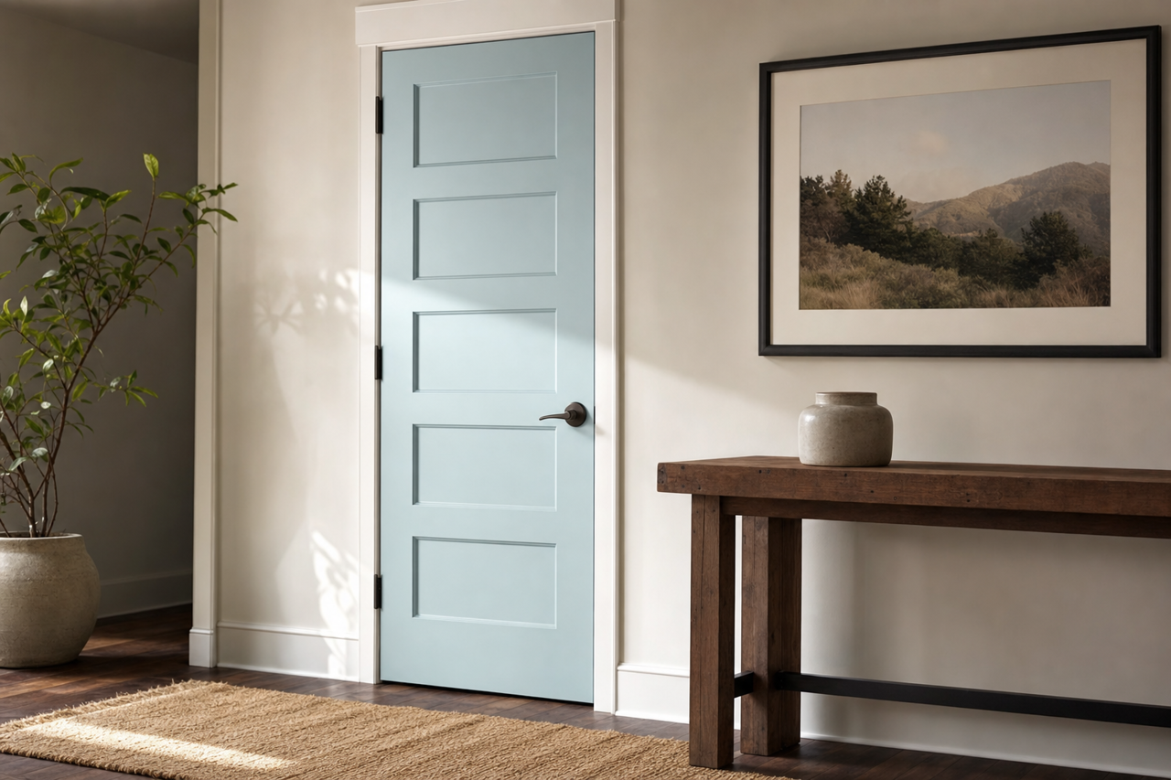 Take Five by Sherwin-Williams on interior-doors