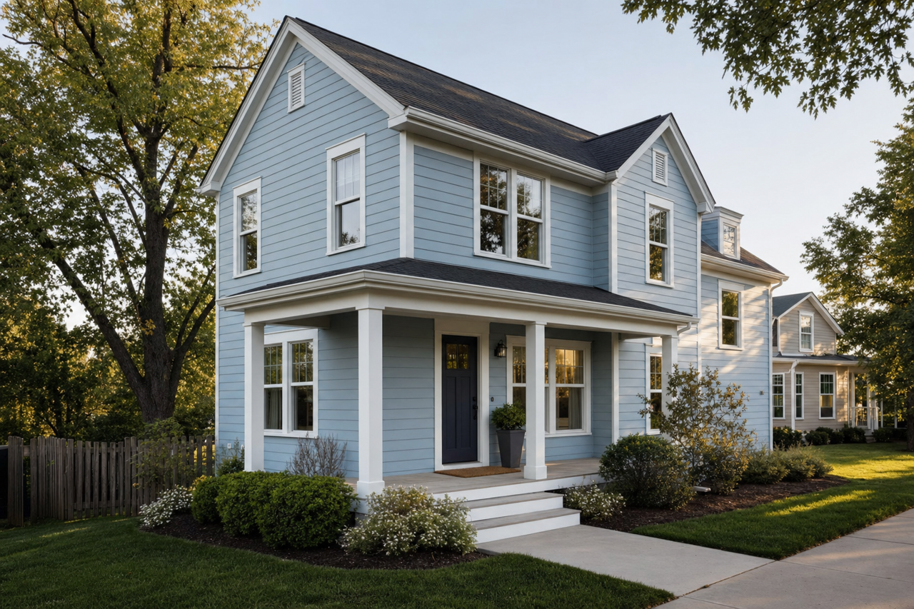 Respite by Sherwin-Williams on exterior