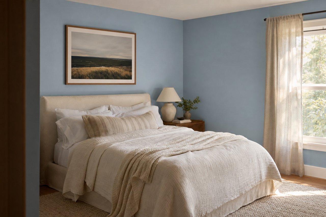Respite by Sherwin-Williams on interiors