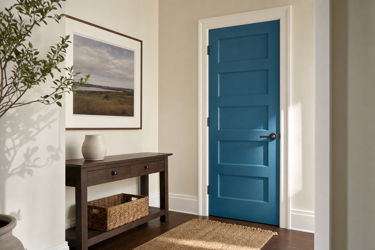 Regatta by Sherwin-Williams on interior-doors
