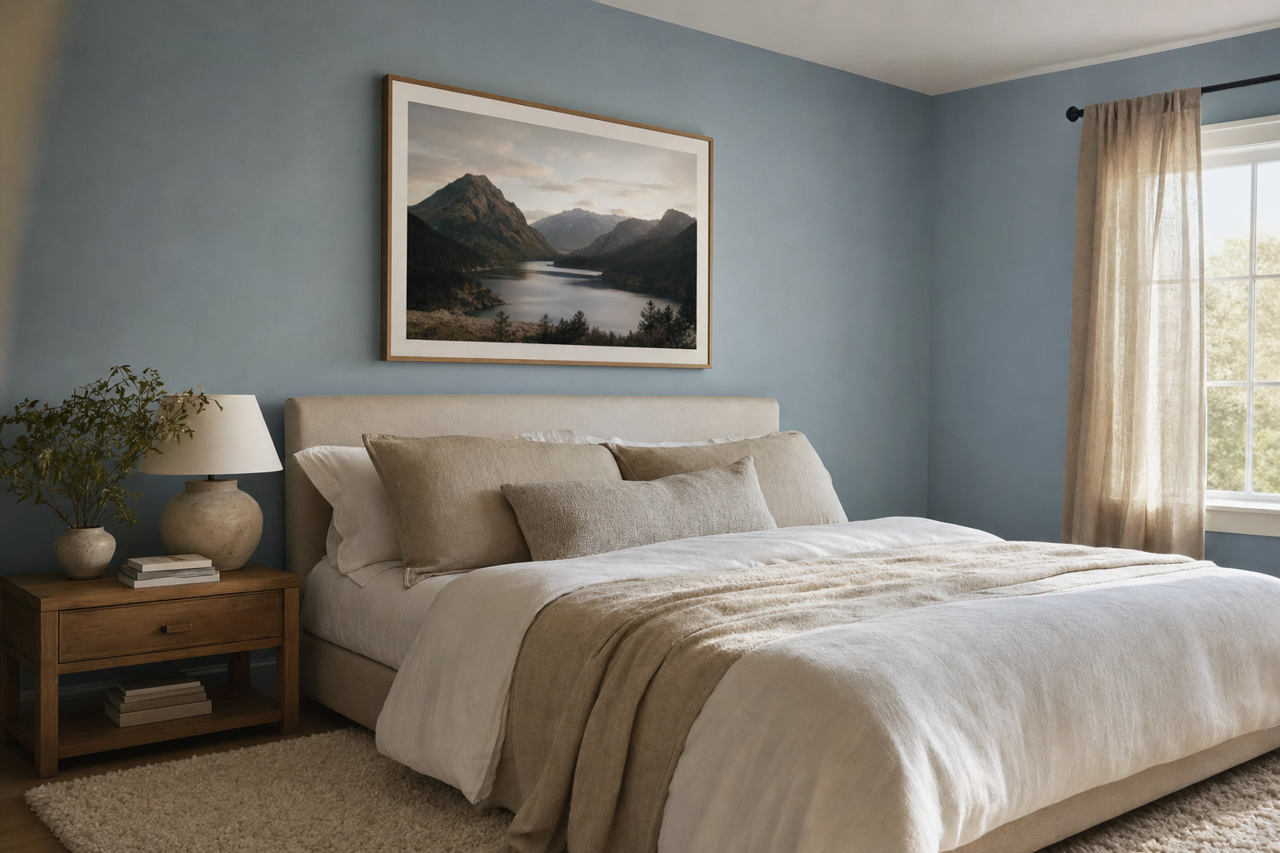 Notable Hue by Sherwin-Williams on interiors