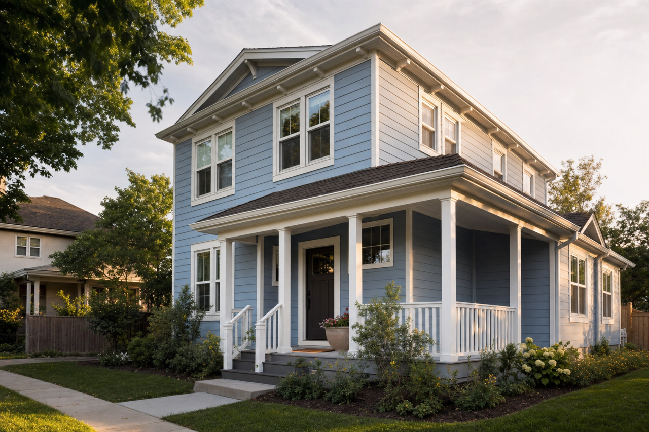 Cosmos by Sherwin-Williams on exterior