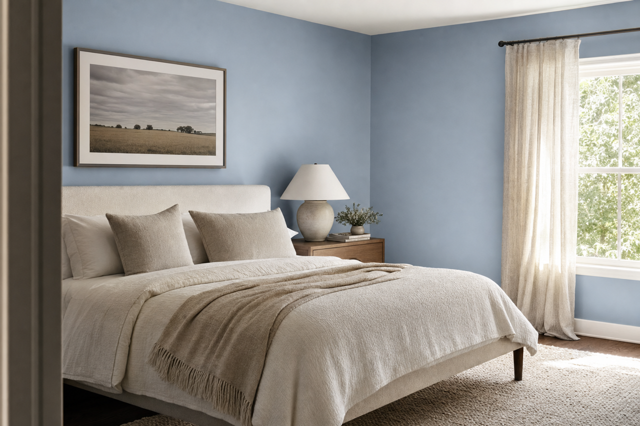 Cosmos by Sherwin-Williams on interiors
