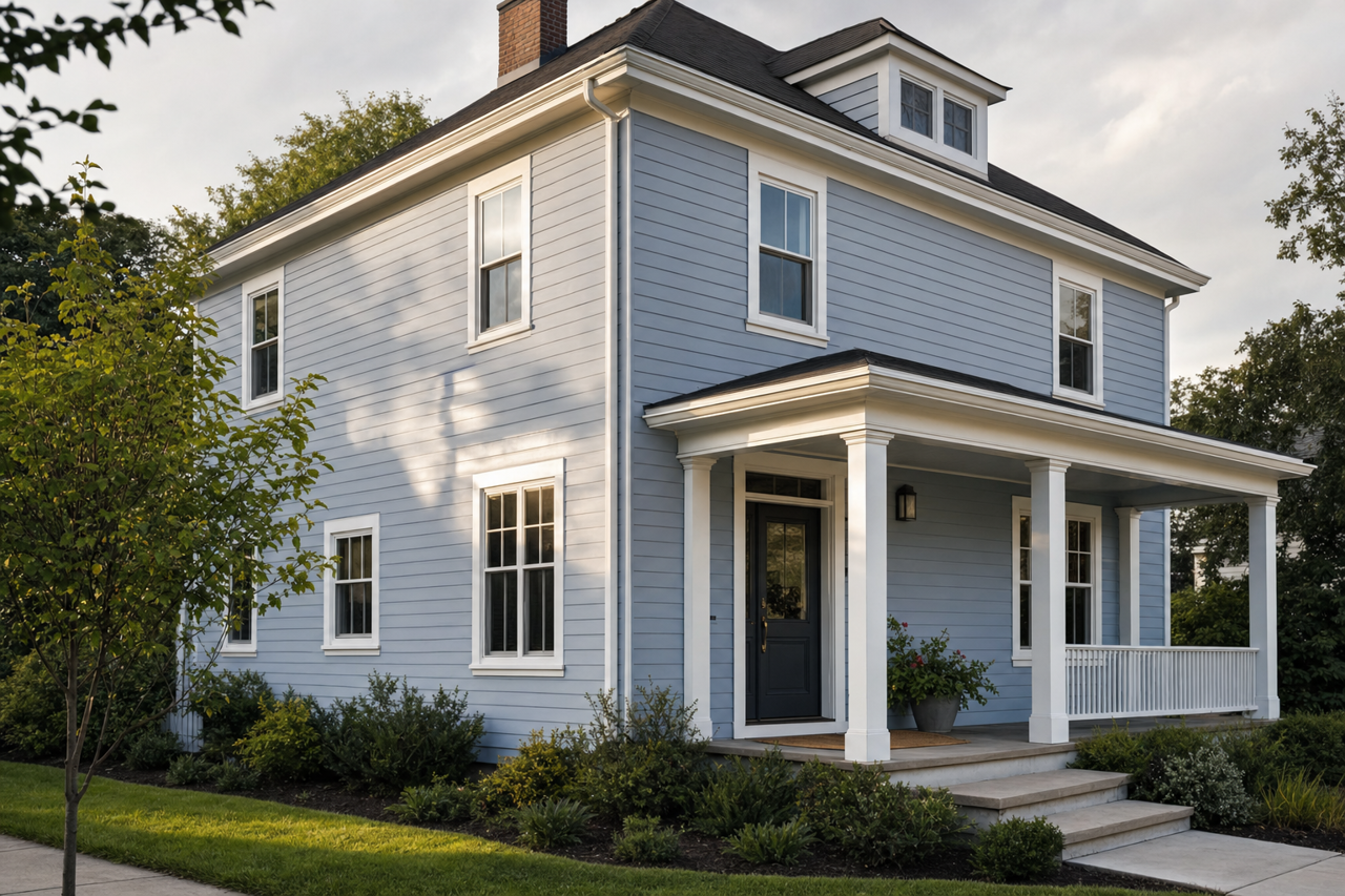 Solitude by Sherwin-Williams on exterior