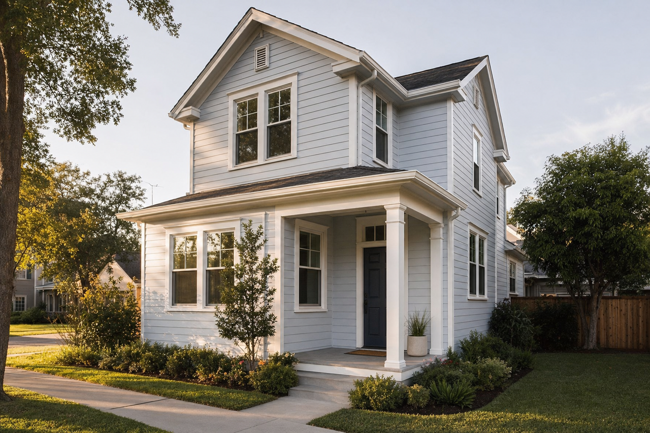 Starry Night by Sherwin-Williams on exterior