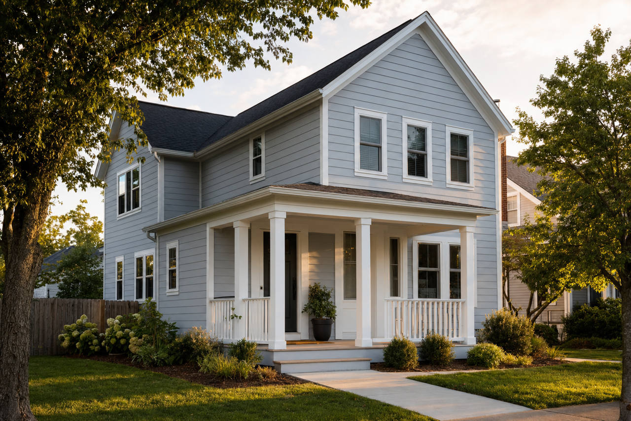 Daydream by Sherwin-Williams on exterior