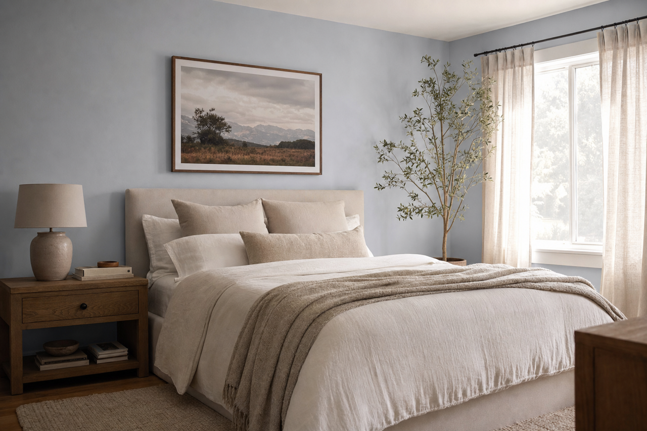 Daydream by Sherwin-Williams on interiors