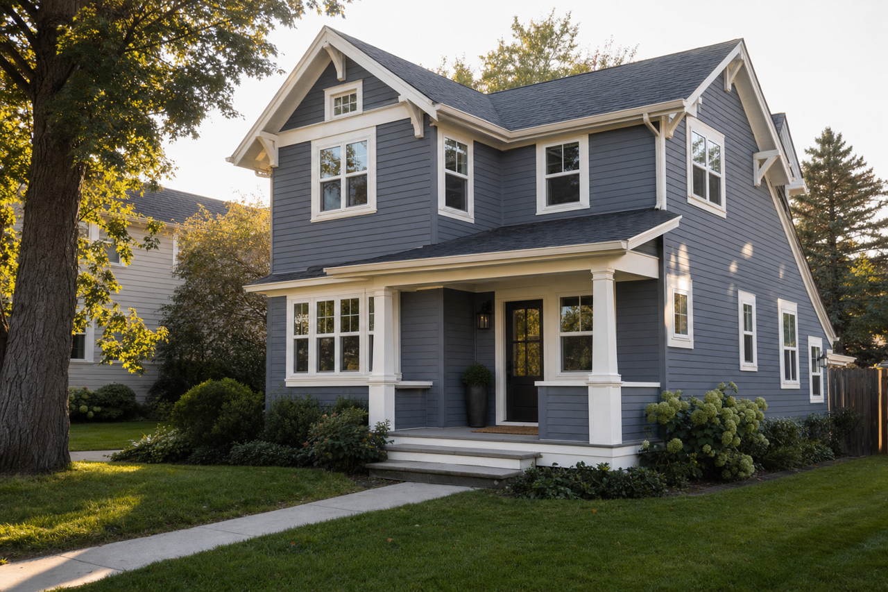 Mesmerize by Sherwin-Williams on exterior