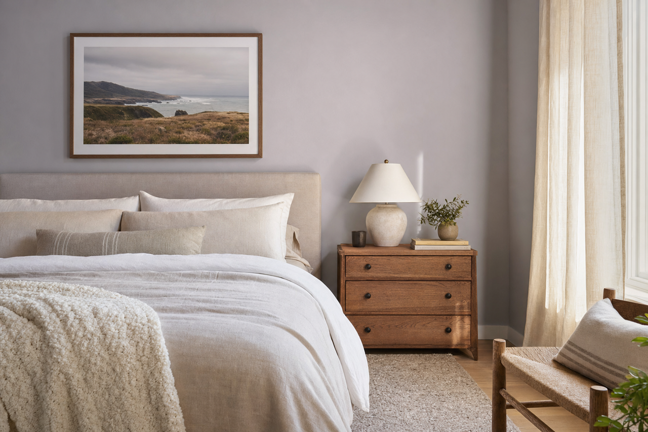 Grape Mist by Sherwin-Williams on interiors