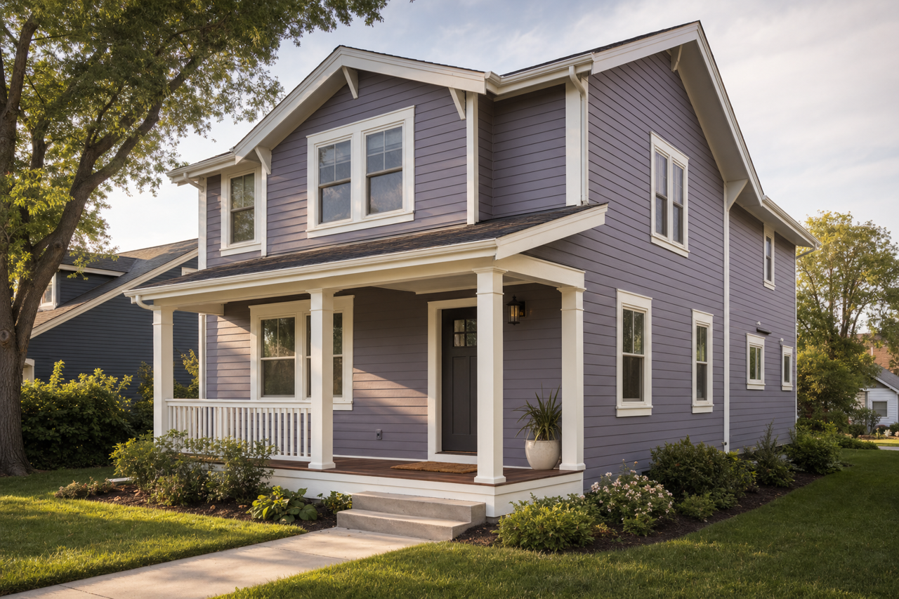 Mythical by Sherwin-Williams on exterior