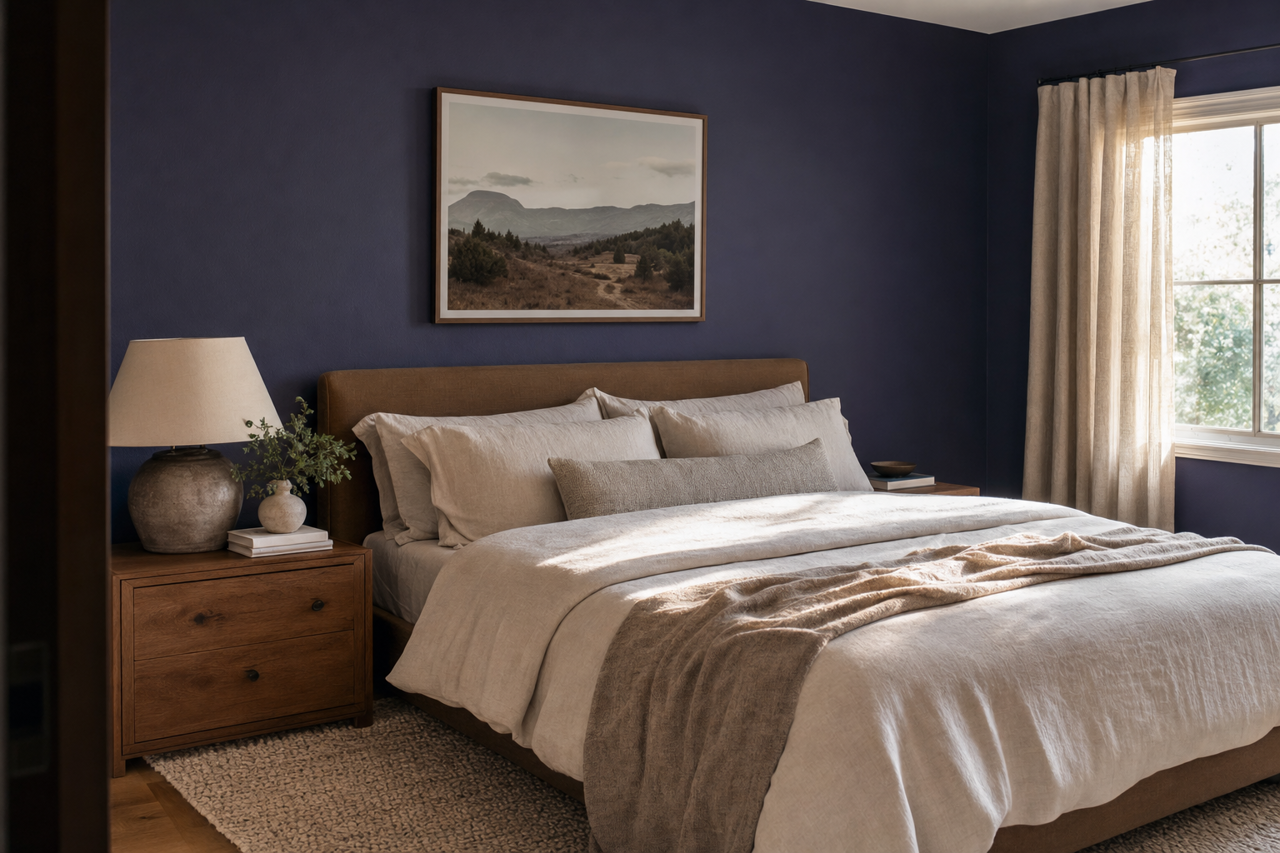 Dewberry by Sherwin-Williams on interiors