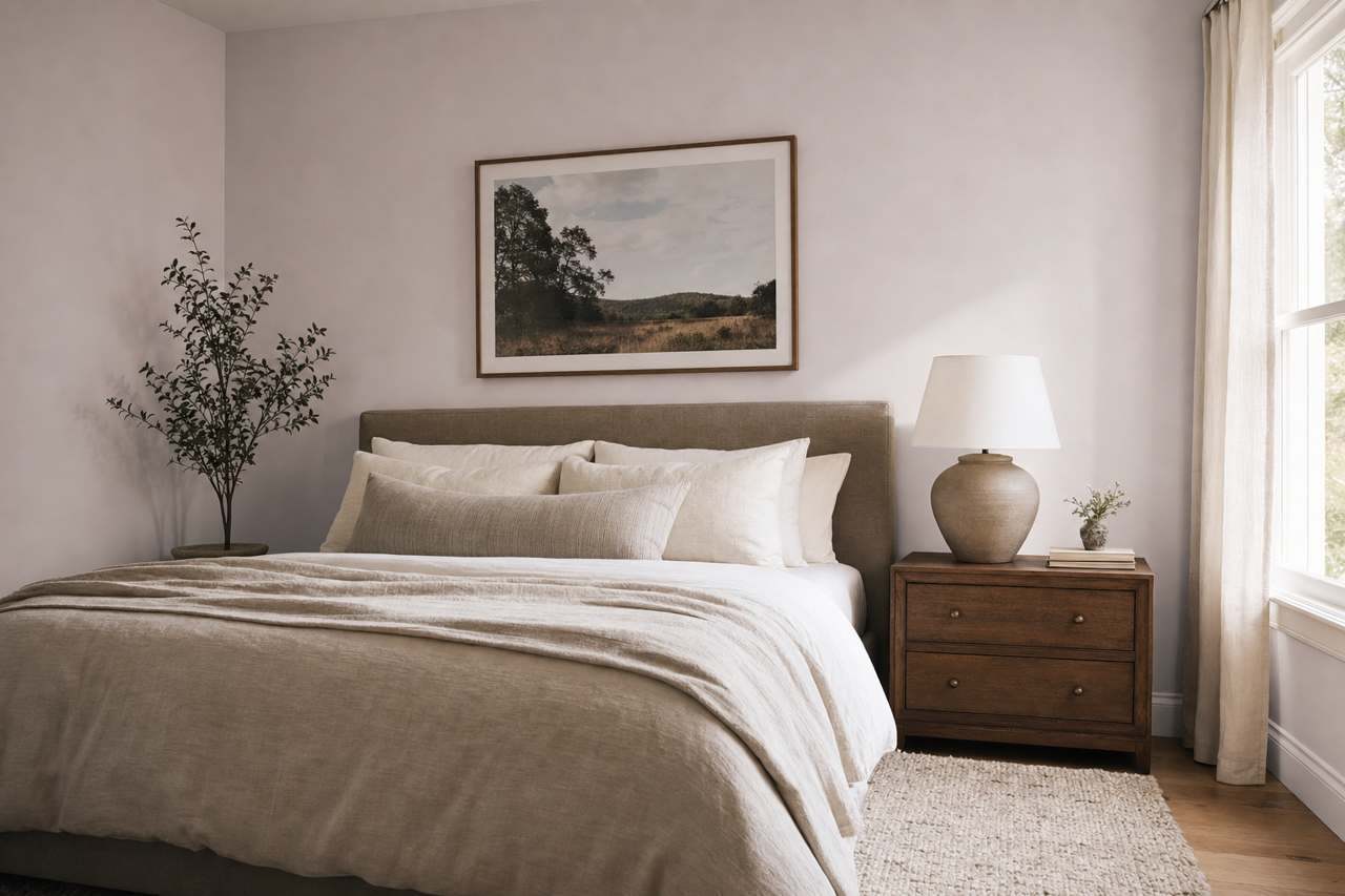 Lite Lavender by Sherwin-Williams on interiors