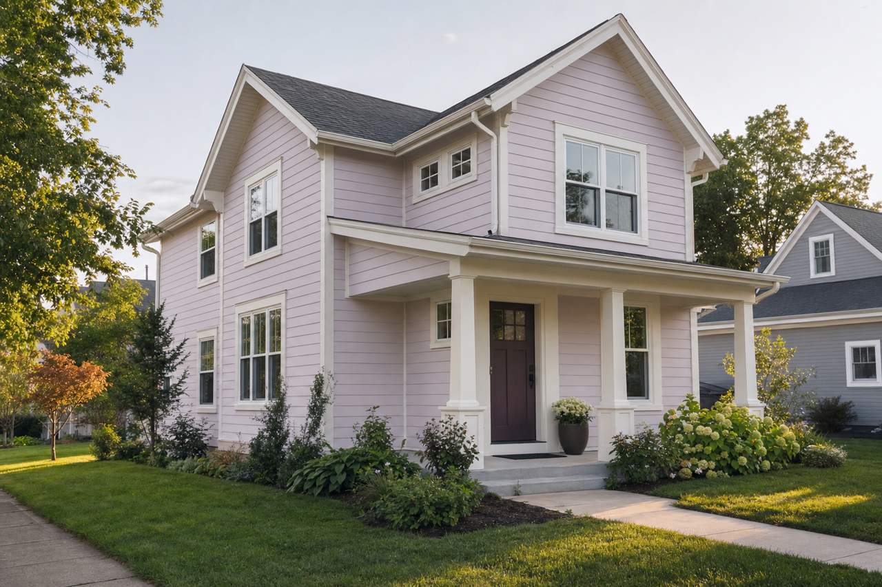 Enchant by Sherwin-Williams on exterior