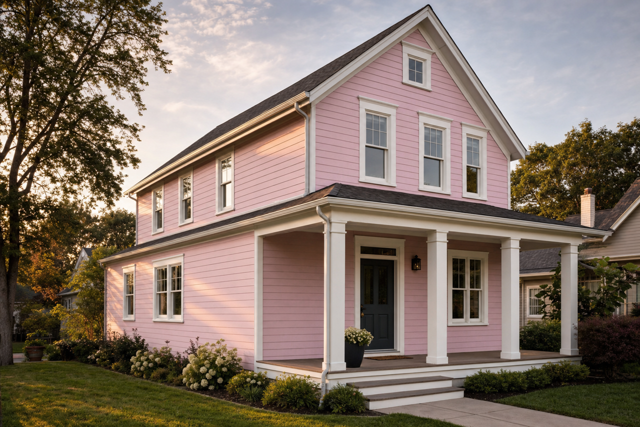 Childlike by Sherwin-Williams on exterior