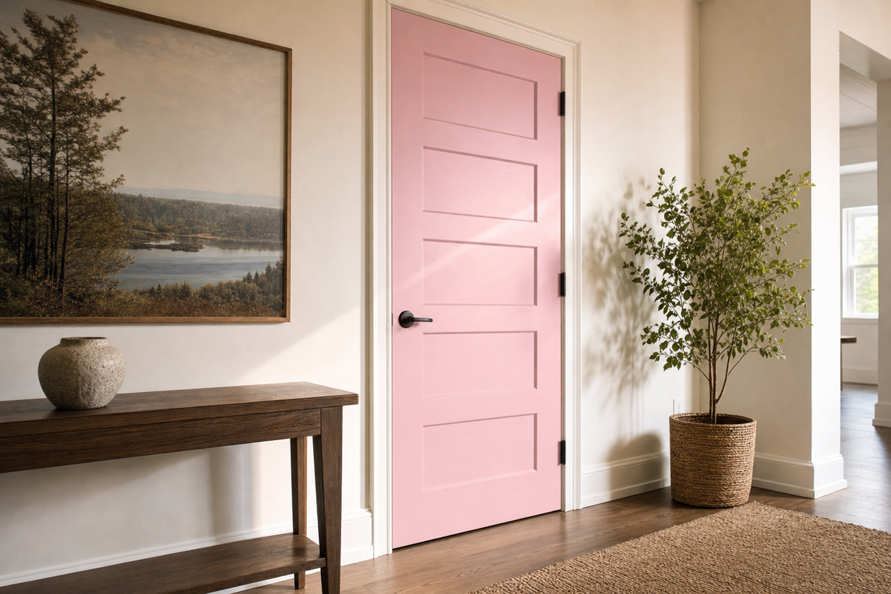 Childlike by Sherwin-Williams on interior-doors