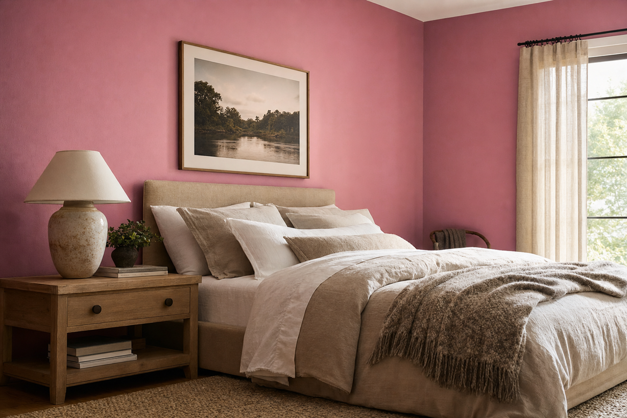 Cyclamen by Sherwin-Williams on interiors