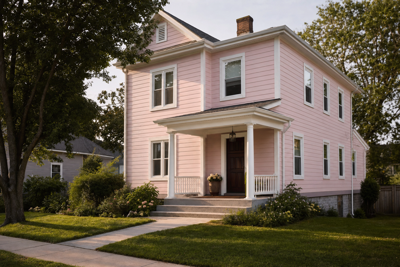 Priscilla by Sherwin-Williams on exterior