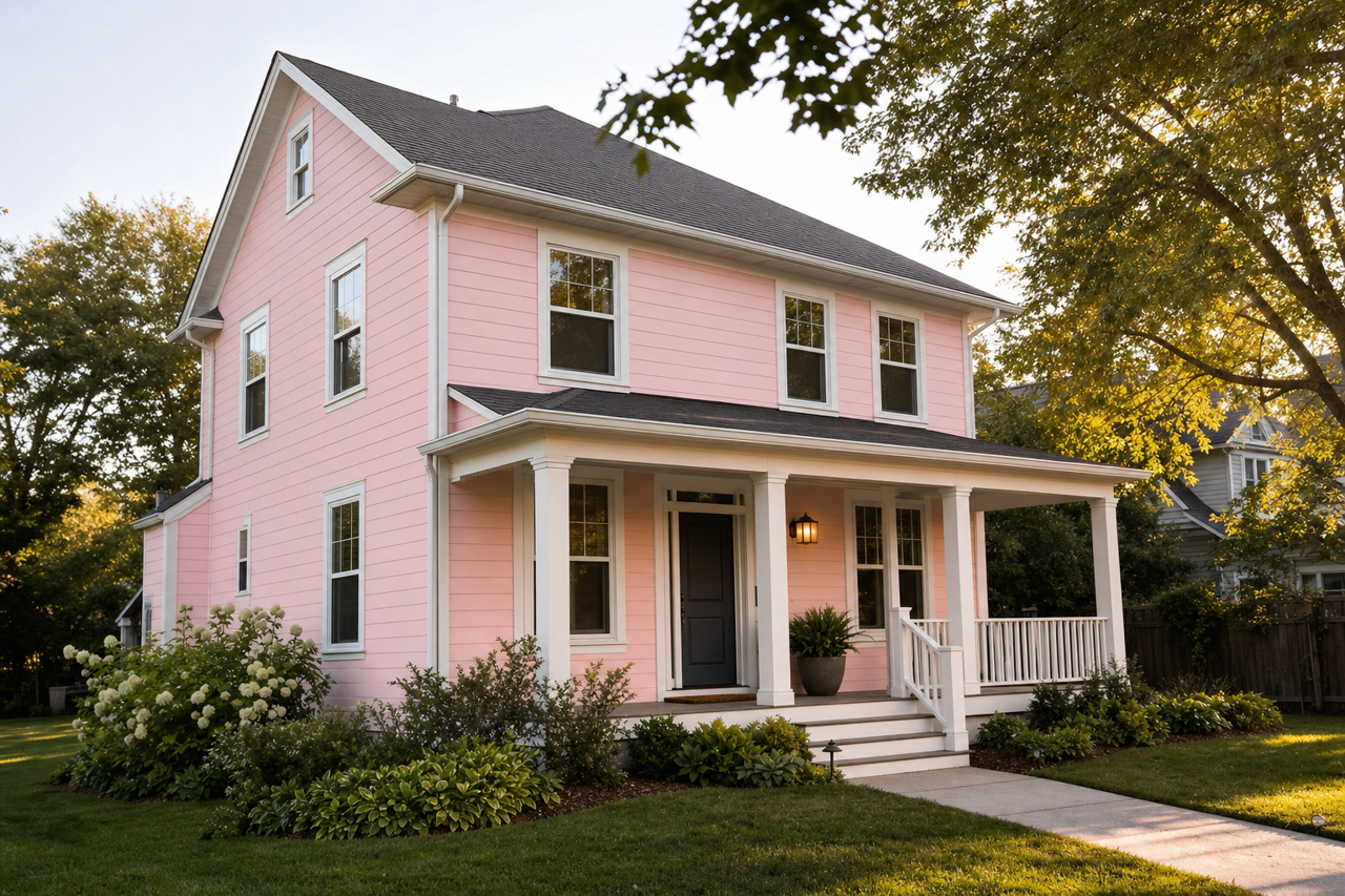 Azalea Flower by Sherwin-Williams on exterior
