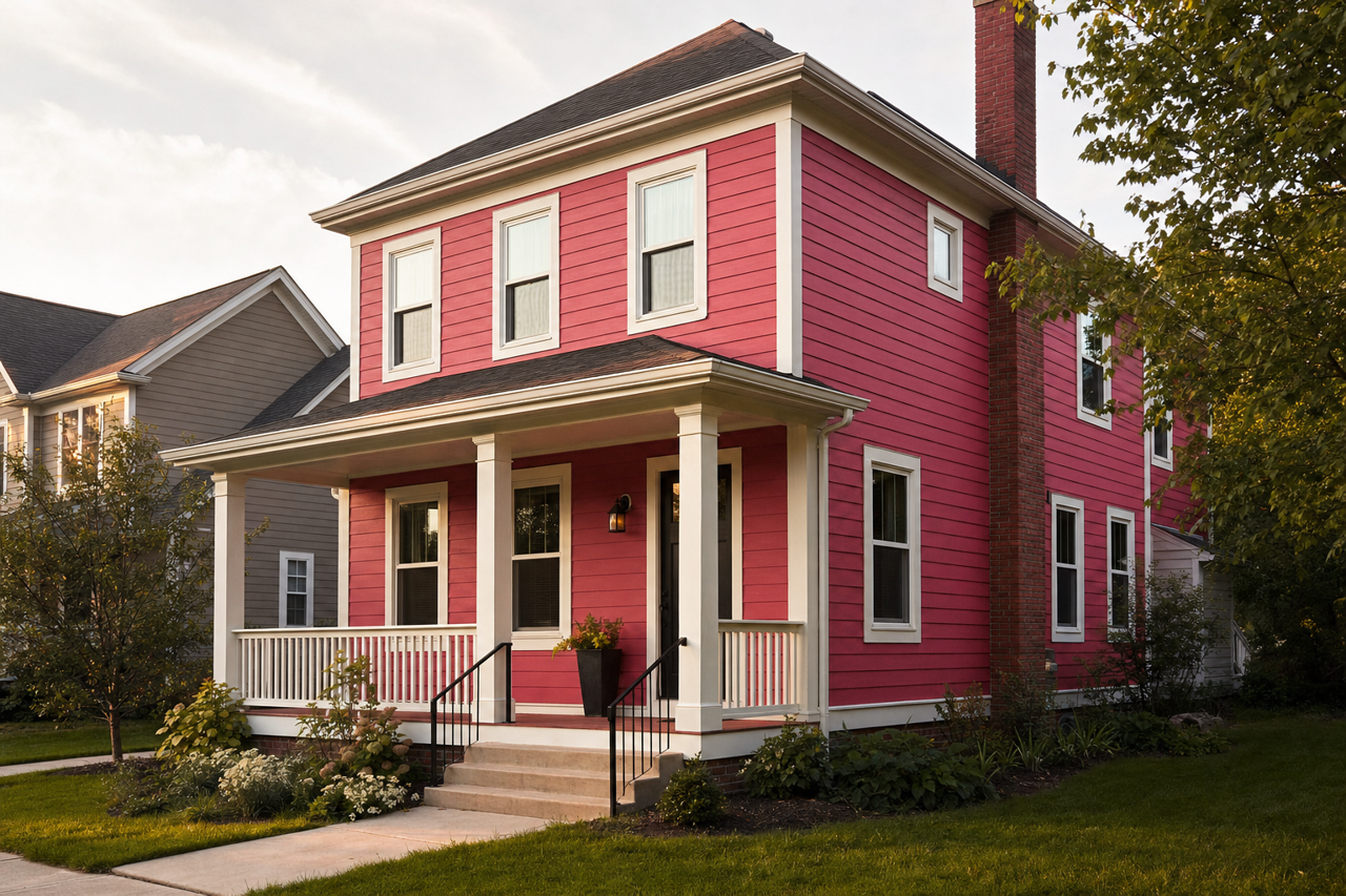 Heartfelt by Sherwin-Williams on exterior