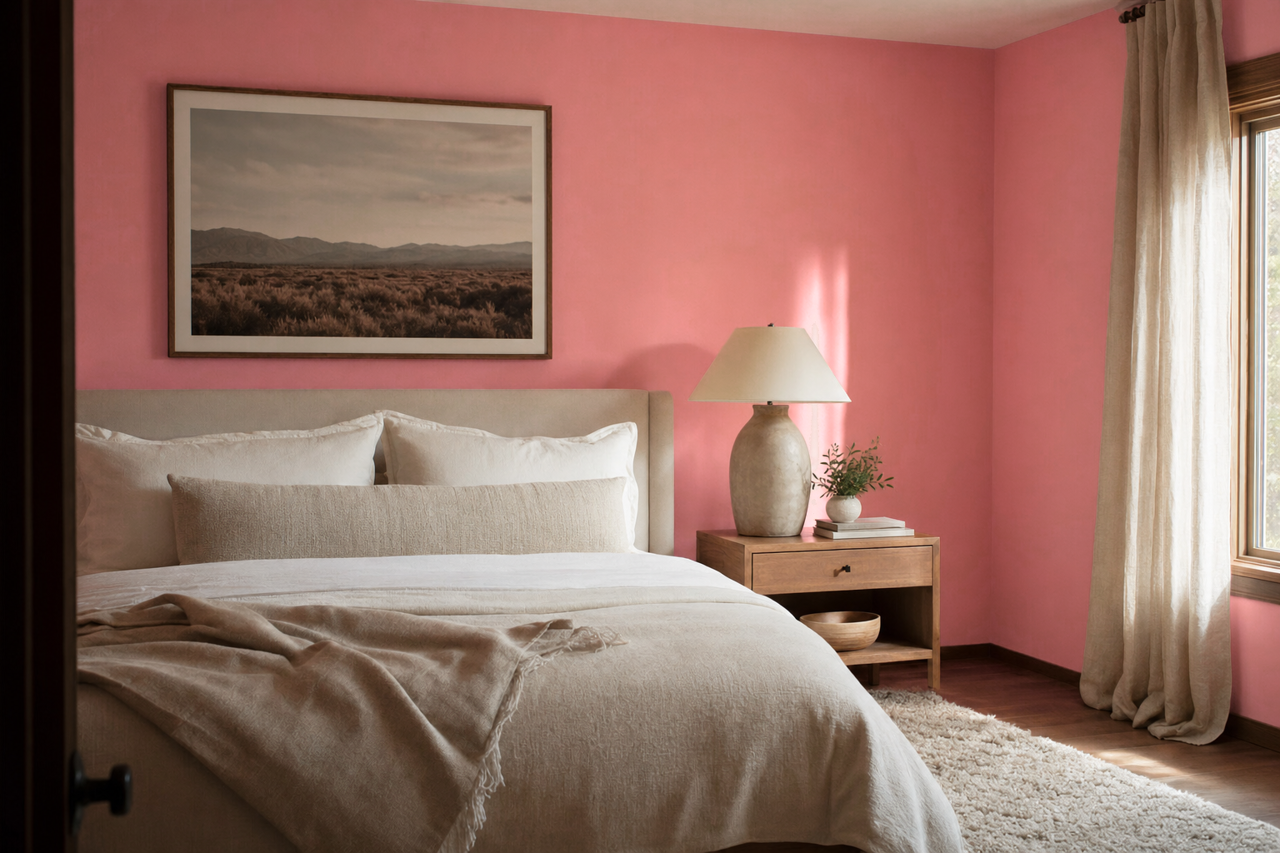 Amaryllis by Sherwin-Williams on interiors