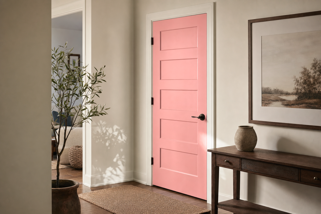 Hopeful by Sherwin-Williams on interior-doors