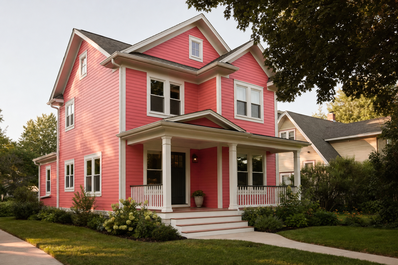Begonia by Sherwin-Williams on exterior