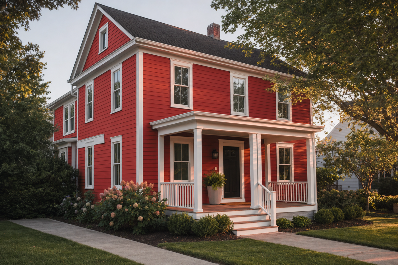 Tanager by Sherwin-Williams on exterior