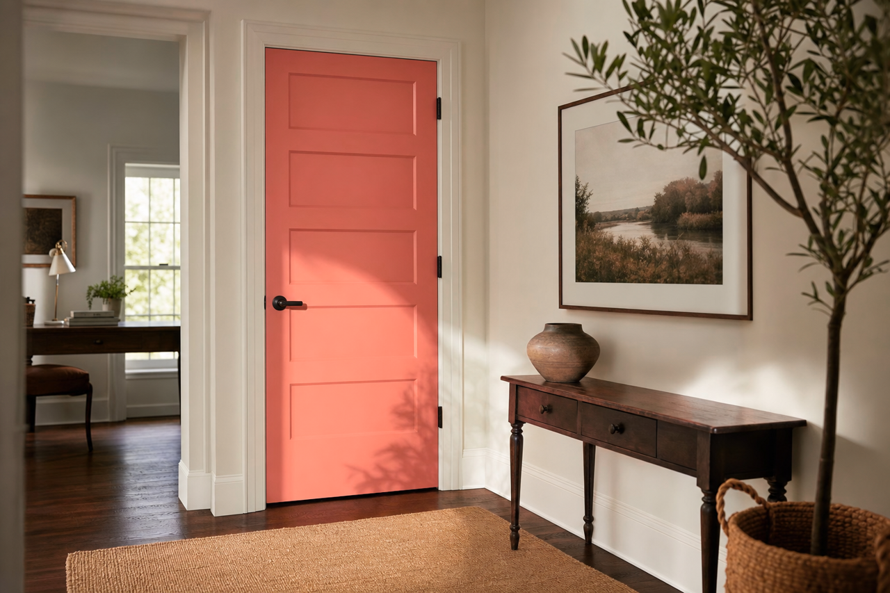 Lei Flower by Sherwin-Williams on interior-doors