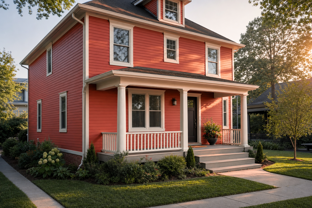 Peppery by Sherwin-Williams on exterior
