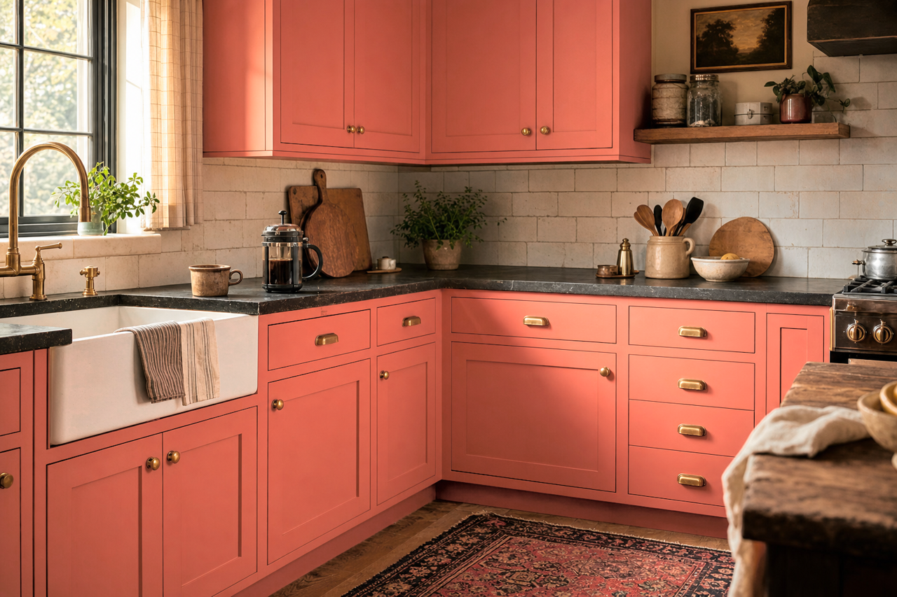 Rejuvenate by Sherwin-Williams on cabinets