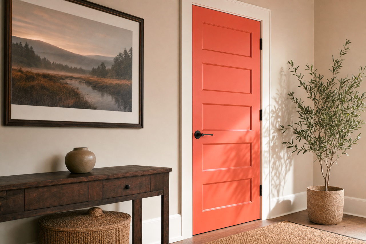 Rejuvenate by Sherwin-Williams on interior-doors