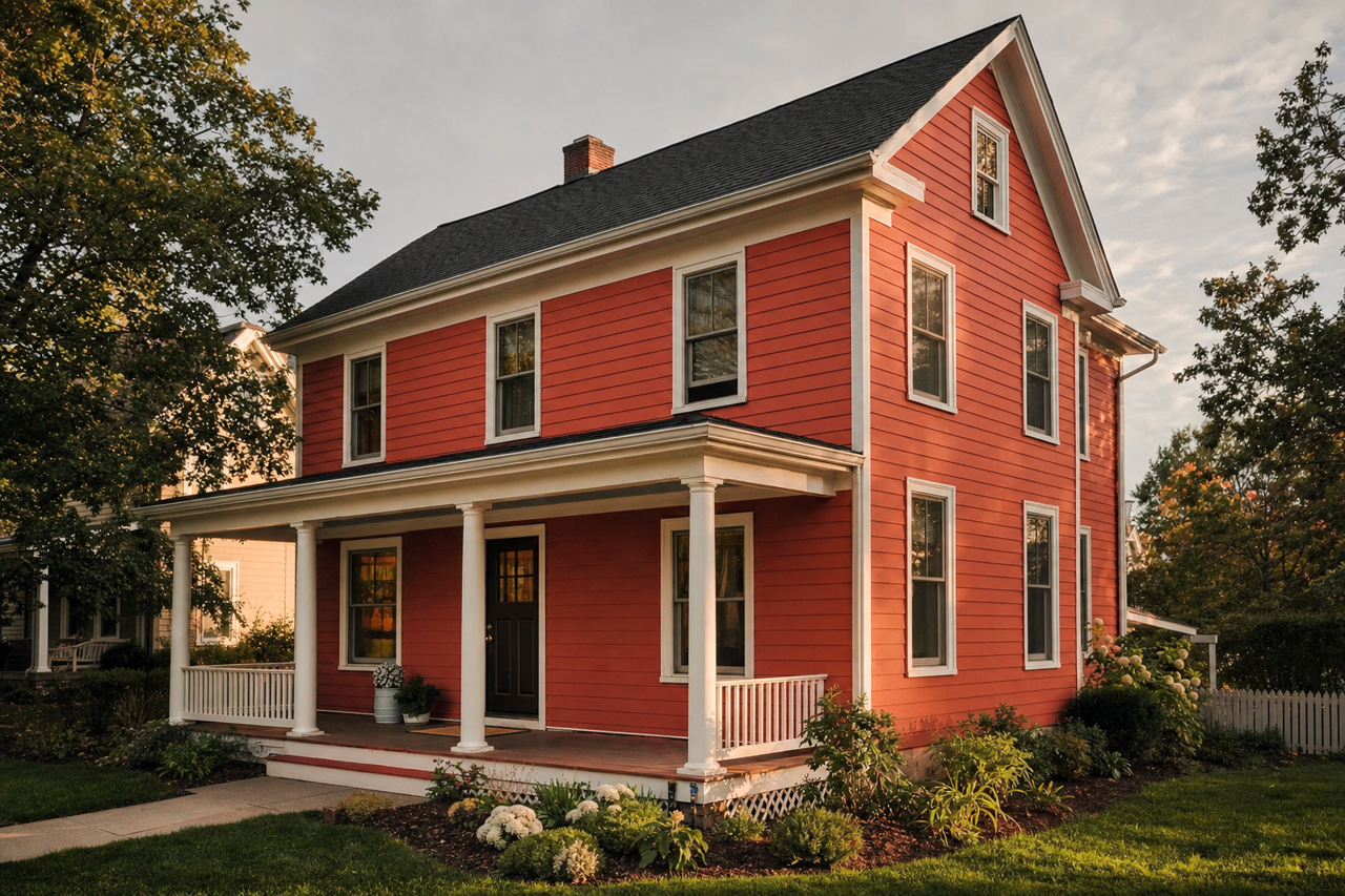Jalapeño by Sherwin-Williams on exterior
