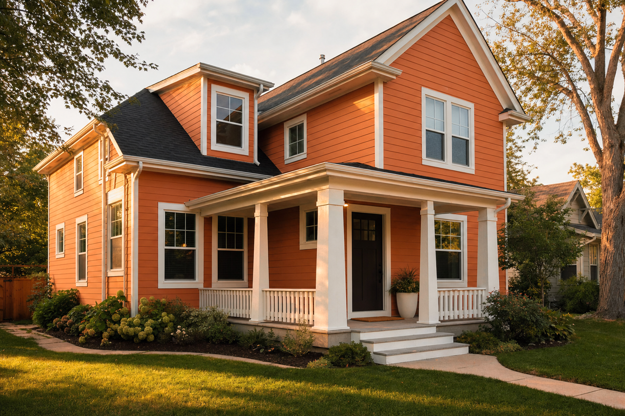 Yam by Sherwin-Williams on exterior